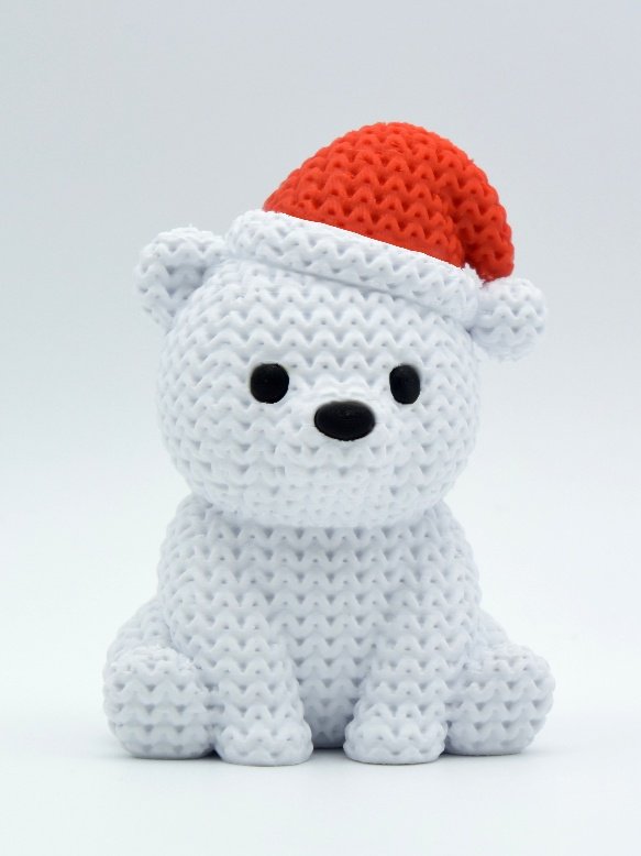 Urso polar tricô